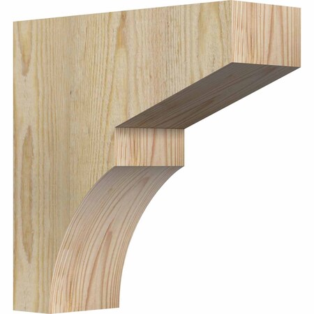 Ekena Millwork Monterey Rough Sawn Corbel, Douglas Fir, 4"W x 12"D x 12"H COR04X12X12MON00RDF